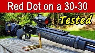 Red Dot on a 30-30 Field Tested | Best Deer Hunting Gun?