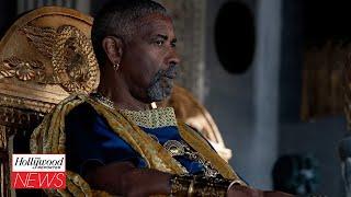 Denzel Washington Talks 'Gladiator II' Role: "I'm Going Crazy" | THR News