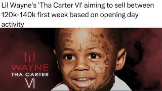 LIL WAYNE CARTER 6 ALBUM ON A PACE TO SELL 140k FIRST WEEK HOW LIL WAYNE FELL OFF