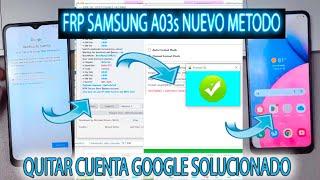 BOOM FRP SAMSUNG A03s SIN HERRAMIENTA QUITAR CUENTA GOOGLE TODA SEGURIDADES ALL BIT A037 ANDROID 13