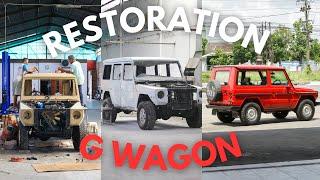 Restoration & Repaint G Wagon in 18 minutes