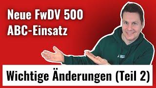 Das ist NEU ️ FwDV 500 (01/2022) erschienen (Feuerwehr Gefahrguteinsatz Teil 2 von 3)