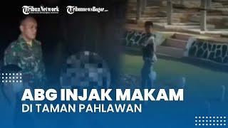 Viral Video ABG yang Injak Makam Pahlawan, Polisi Tangkap Pelaku