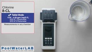 PoolWaterLAB - Ultimate Pool Water Tester - chlorine measurement