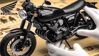 FULL BUILD | BIG 1/6 Model Scale HONDA CB 75OF Tamiya Rare Model Kit