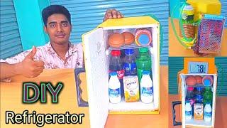 How To Diy Homemade Mini Refrigerator At Home | How To Make Mini Refrigerator Fridge At Home.#short