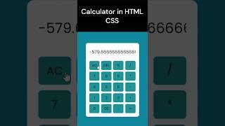 Develop Calculator #youtubeshorts