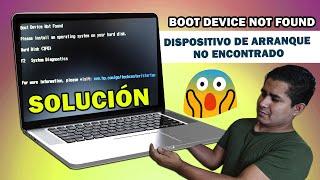 ERROR boot device not found - Hard Disk (3F0)  Laptop HP no reconoce Disco duro Solución -  2023