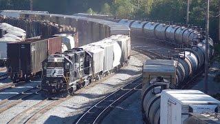 [3h] Rail Yards Never Sleep: Norfolk Southern Brosnan Yard Macon GA, Part 1/2, 09/30/2016 ©mbmars01