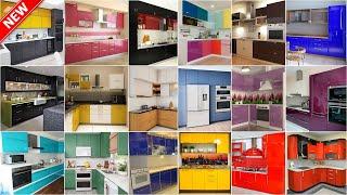 100+ Top Modular Kitchen Cabinet Colour Combination Design Ideas 2025 | Part 2