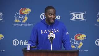 Taiwo Onatolu breaks down KU's special teams, defensive end room