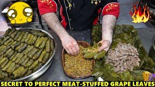 How to Make Perfect Meat-Stuffed Grape Leaves A Delicious Traditional Recipe