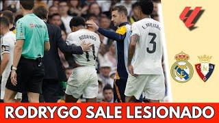 REAL MADRID es un HOSPITAL. RODRYGO sale LESIONADO vs OSASUNA | La Liga