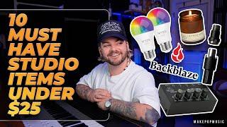 10 Items Under $25 You NEED For Your Studio (Affordable Gifts For Music Producers)