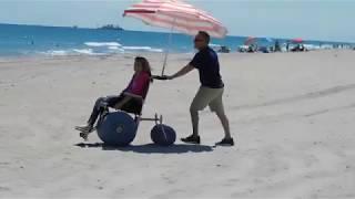 debug beach wheelchair