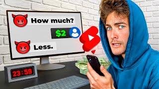 I Made This Much Editing Shorts Undercover in 24H
