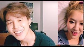 Jirose video call • Rose (blackpink) & Jimin (bts) [fmv]