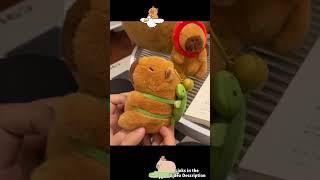 Capybara Cuteness Overload: the Capybara Keychain Pendant Plush Ornaments!  #linkinbio