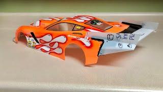 Undercover RC Drag Wings: How to Install a wing on already painted Corvette body Pt.2