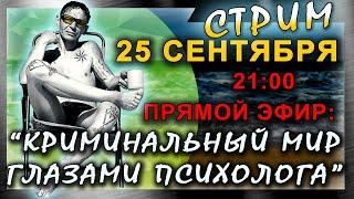 Криминальный мир глазами психолога.