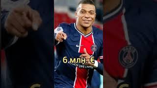Самые высокооплачиваемые футболисты МИРА#футбол#рекомендации#soccer#cr7#ronaldo#роналду#месси#мбаппе
