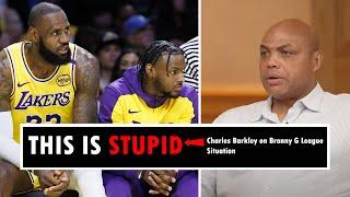 Charles Barkley "It's Stupid" Calls Out LeBron & Bronny Special Treatment in the G League!