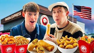 Two Brits try Panda Express for the first time! ft. Andy & Michelle