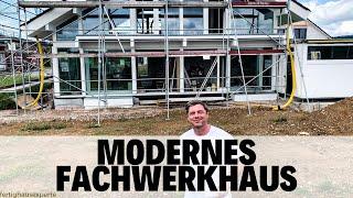 MODERNES FACHWERKHAUS - Was ist ein modernes Fachwerkhaus? Eine Rohbaukontrolle