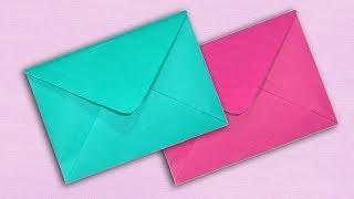 Paper Envelope Making Without Glue or Tape - DIY Easy [Origami Envelope]