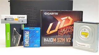 GIGABYTE H410M S2H V2 PENTIUM G6400 LEXAR LD4AU008G-R2666G 250W SFX-250VS KIOXIA EXCERIA 240GB