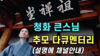 청화큰스님 추모 다큐멘터리 | 청화스님은 누구인가