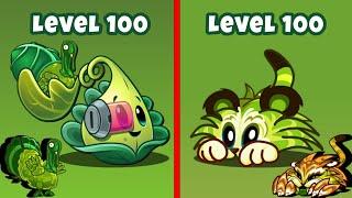 PvZ 2 Turkey Pult Level 100 vs Tiger Grass Level 100. Who is More Powerful?