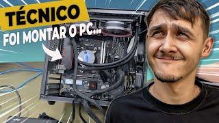 TÉCNICO DE TI DAS ANTIGA FOI MONTAR O PC GAMER