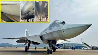 Su-57 Felon unusual fuselage screws caught on camera in China