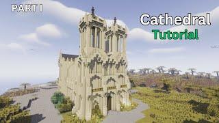 Minecraft: How to build a Medieval Cathedral | Minecraft Tutorial | Part 1