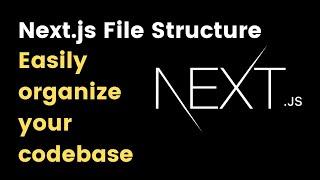 Use this Next.js file structure