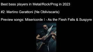 Best Bass Players of 2023 in Metal/Rock/Prog