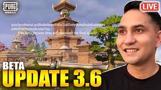 PUBG MOBILE NEW UPDATE 3.6 BETA GAMEPLAY