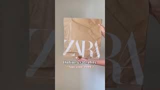 Zara Tops Under ₹1000 | zara haul | zara online vs reality | zara #stylewmansi #shorts