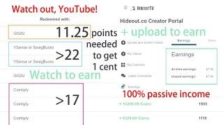 Hideout TV ultimate guide in 2020: 2 ways (watch videos & upload) to earn passive income (NO GG2U)