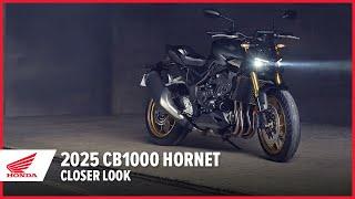 Closer Look: New 2025 CB1000 Hornet & CB1000 Hornet SP | Street Motorcycle | Honda