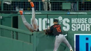 Jorge Mateo nearly makes an insane Home Run robbery but Abraham Toro instead cuts the lead!
