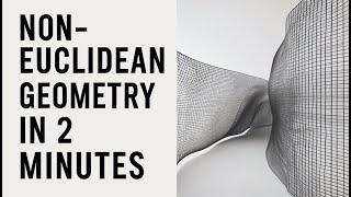 Non-Euclidean Geometry in 2 Minutes