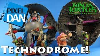 Technodrome Teenage Mutant Ninja Turtles Out of the Shadows Movie Playset Video Review