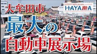 大牟田最大の自動車展示場！車買ならオートサルーン羽山