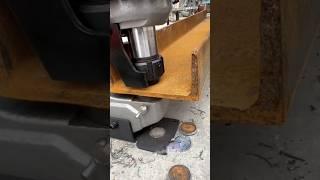 Groove steel punching machine- Good tools and machinery can increase work efficiency #machinewonders