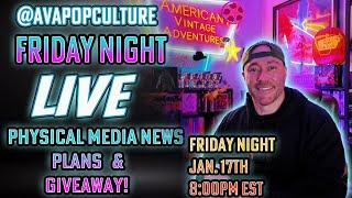 @AVAPopCulture  LIVESTREAM! David Lynch, Movie News, Physical Media and More!