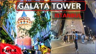 Galata Tower Inside Tour || Galata Tower Istanbul Turkey || Istanbul Turkey