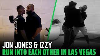 Israel Adesanya & Jon Jones Run Into Each Other In Las Vegas