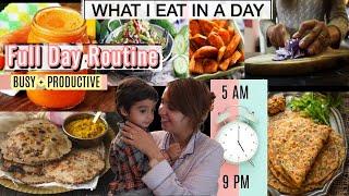 INDIAN MOM 5AM MORNING ROUTINE~  WHAT I EAT IN A DAY~INDIAN MOM VLOGGER